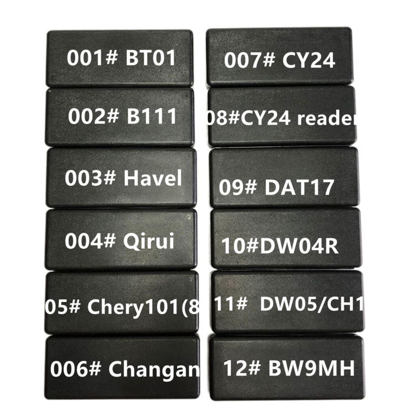 Lishi-2 في 1 مفتاح القارئ ، B111 ، CY24 ، CY24R-2021 ، DAT12R ، DAT17 ، DW04R ، DWO5 ، FO38 ، CH1 ، FORD2017 ، FORD2021 ، GM37 ، B106