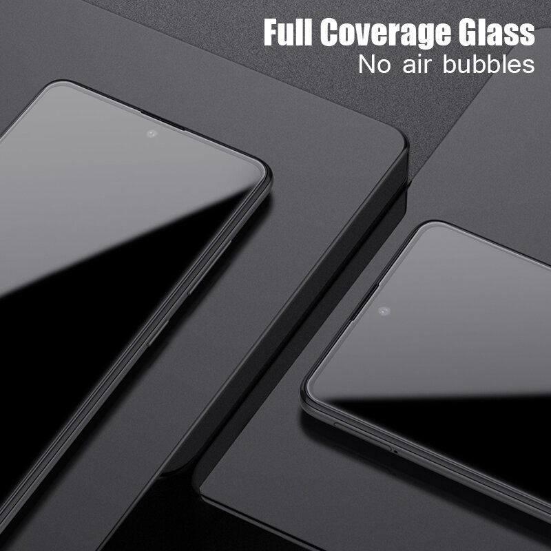 OnePlus 10T حامي الشاشة الزجاج المقسى ، فيلم عدسة الهاتف واقية ، غطاء 4in 1