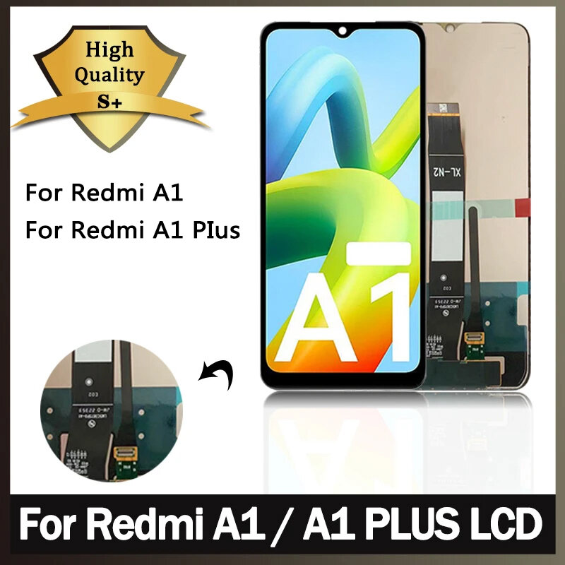 6.52 "الأصلي ل شاومي Redmi A1 زائد شاشة LCD تعمل باللمس محول الأرقام الجمعية ل Redmi A1 A1 + 220733SI 220733SF شاشة LCD