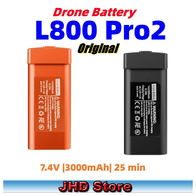 بطارية Jhd-battery pro 2 للطائرة بدون طيار ، lmah ، وقت طيران 25 دقيقة ، إكسسوارات ، أصلية ، ليزرك ، l800pro2