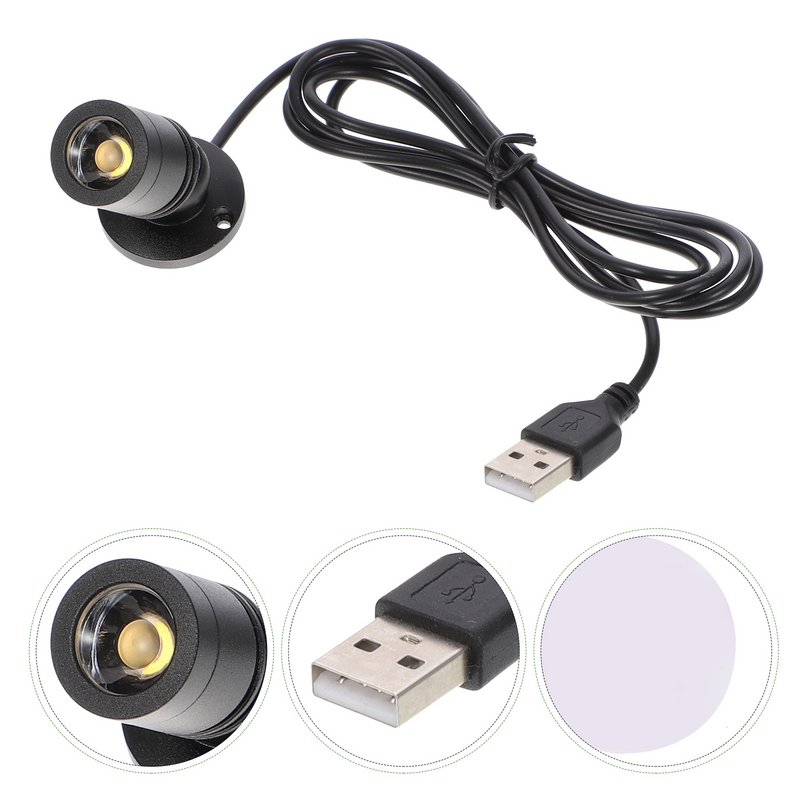 USB بالطاقة بقعة ضوء LED تحت الخزانة ، عرض المجوهرات ، أضواء كاشفة صغيرة