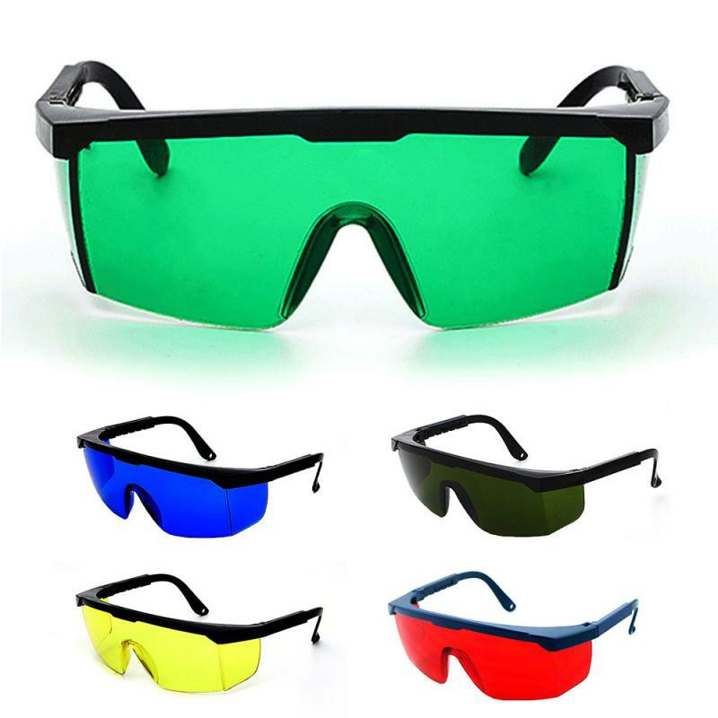 نظارات سلامة العين قابلة للتعديل ، نطاق واسع الطول الموجي ، أقصى قدر من الحماية ، تصميم أنيق ، 200 nm-2000nm