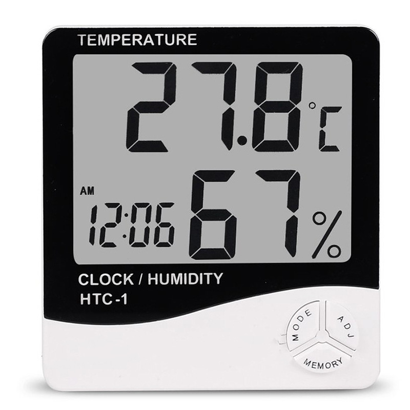 ميزان الحرارة الرقمي الرطوبة محطة الطقس في الأماكن المغلقة للمنزل مصغرة ترمتومتر لدرجة حرارة الغرفة درجة الحرارة جهاز مراقبة الرطوبة
