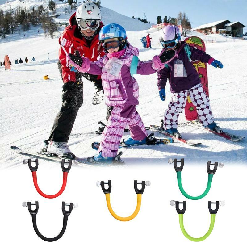 موصل طرف موصل التزلج للمبتدئين والأطفال ، مساعدات التدريب ، التمارين الرياضية في الهواء الطلق ، الرياضة ، ملحقات التزلج على الجليد ، الكبار ، الشتاء ، 5 ألوان