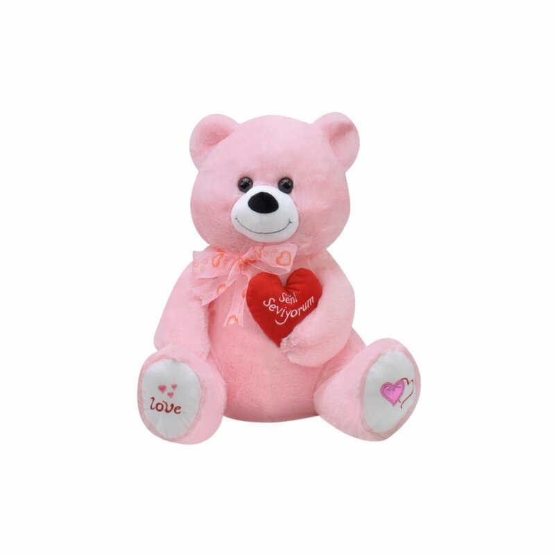 1045P click bear 65 سنتيمتر pink-Selay toy