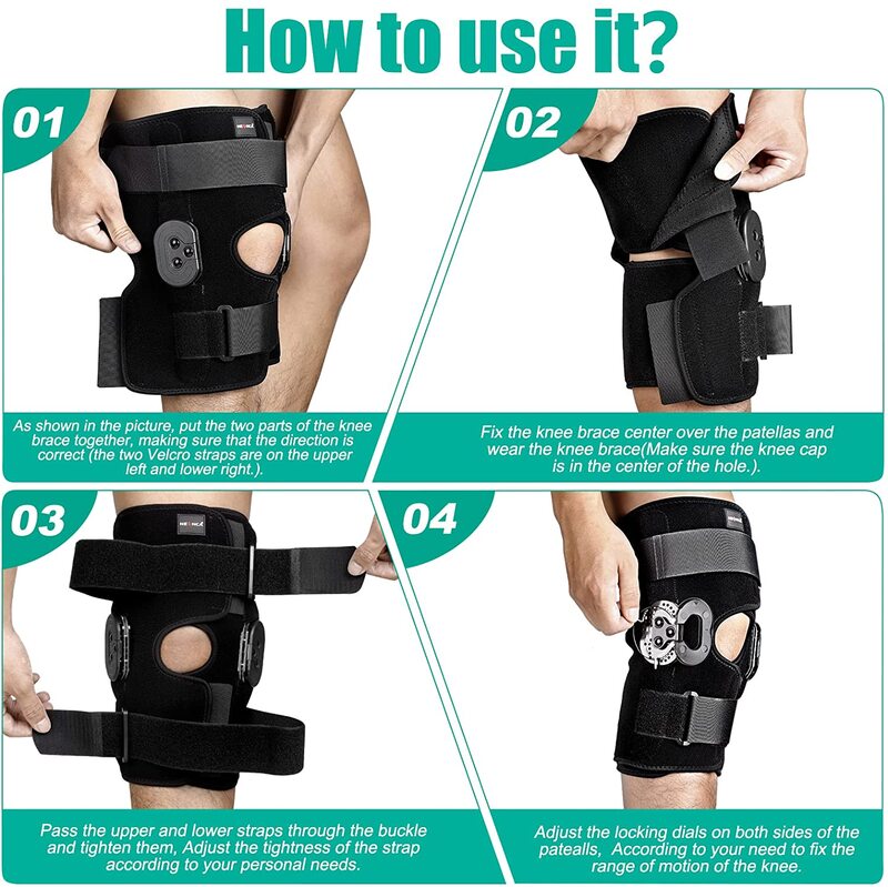 دعامة الركبة المفصلية دعم الركبة قابل للتعديل مع مثبتات جانبية من قفل بطلب لألم الركبة التهاب المفاصل ACL PCL الغضروف الغضروفي المسيل للدموع