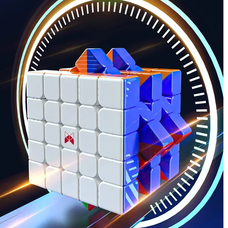 مكعب السرعة السحرية المغناطيسي Qiyi-UV ، ألعاب فيدجيت احترافية ، XMD Hong ، لغز سرعة 5X5 ، 5x5