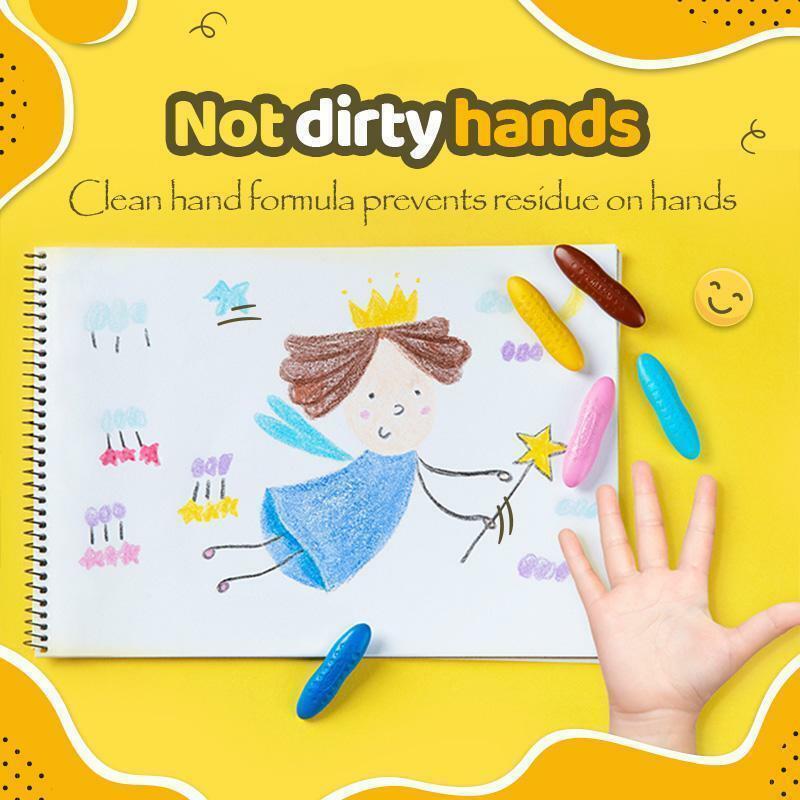 أقلام تلوين الفول السوداني المعكرون ليست قذرة يدوية قابلة للغسل للأطفال لعبة كشك لوحة إبداعية قرطاسية للفنانين مانغا ماركر