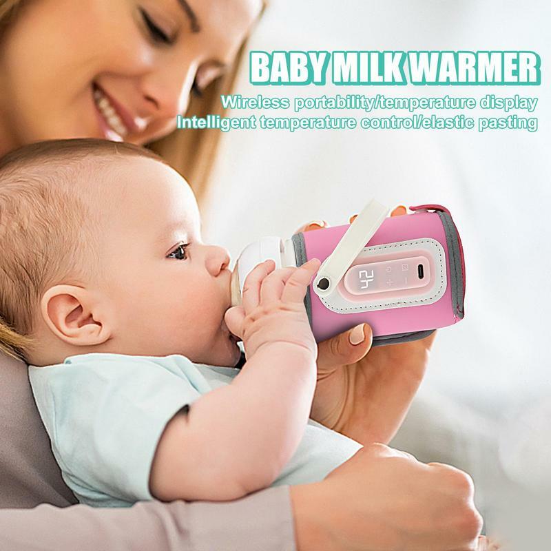 زجاجة حليب الثدي المحمولة USB ، مدفئ الحليب ، غطاء عازل ، حارس حرارة زجاجة الرضاعة ، تسخين سريع