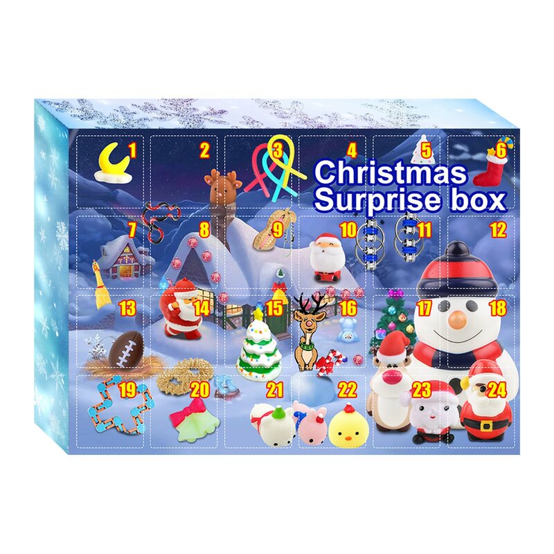 عيد الميلاد اليد ممزق التقويم هدية صندوق مفاجأة التقويم الإبداعية عيد الميلاد اللعب مزحة ألعاب مضحكة للحزب ألعاب 기