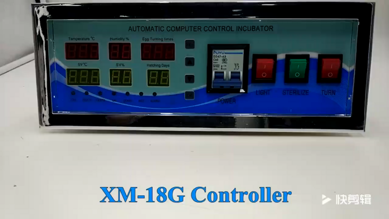 XM-18G CE التحكم التلقائي بالكامل حاضنة/التلقائي ترموستات درجة الحرارة الرطوبة تحكم للبيض