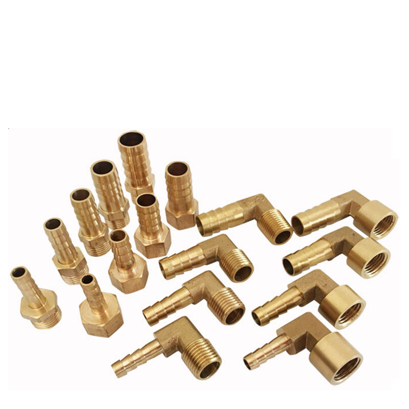 Brass Hose Fitting 6/8/10/12/14/16/19/25mm Barb Tail 1/8 1/4 3/8 1/2 3/4 BSP Male Female Thread Copper Connector Coupler Adapter
