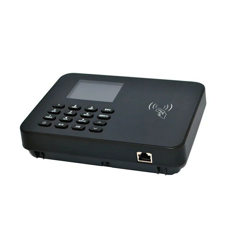2.8LCD شاشة ملونة Tcp/ip نظام الحضور بطاقة التعريف بالإشارات الراديوية يدعم معرف + IC بطاقة الموظف التحكم في الجهاز الإلكتروني