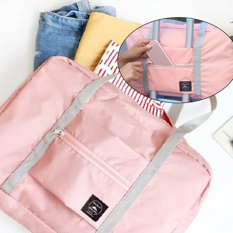 Nylon Travel Bag Large Capacity Foldable Luggage bag Waterproof Unisex Handbags Travel Bags Clothes Storage Portable Organizer
