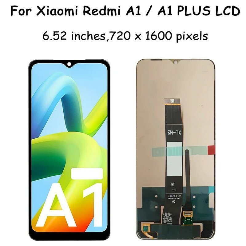 6.52 "الأصلي ل شاومي Redmi A1 زائد شاشة LCD تعمل باللمس محول الأرقام الجمعية ل Redmi A1 A1 + 220733SI 220733SF شاشة LCD