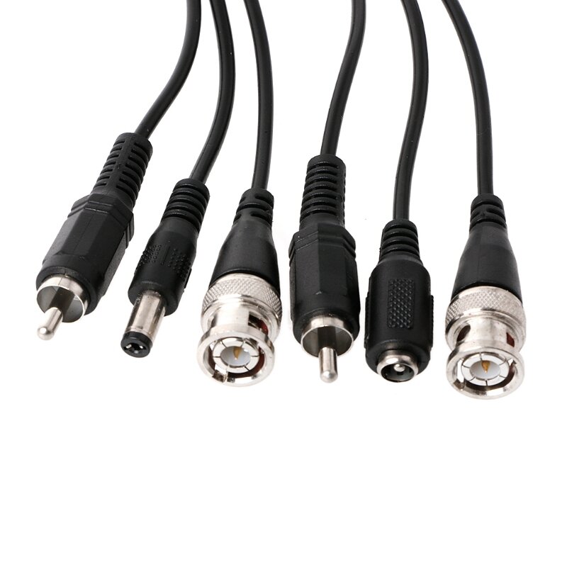 1 زوج BNC إلى RJ45 السلبي فيديو السلطة + الصوت Balun جهاز الإرسال والاستقبال لكاميرا CCTV