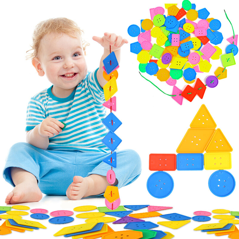 طفل هندسي زر موضوع لغز التعليم المبكر لعب الأطفال التنسيق بين اليد والعين الوسائل التعليمية ثقب البلاستيك اللعب