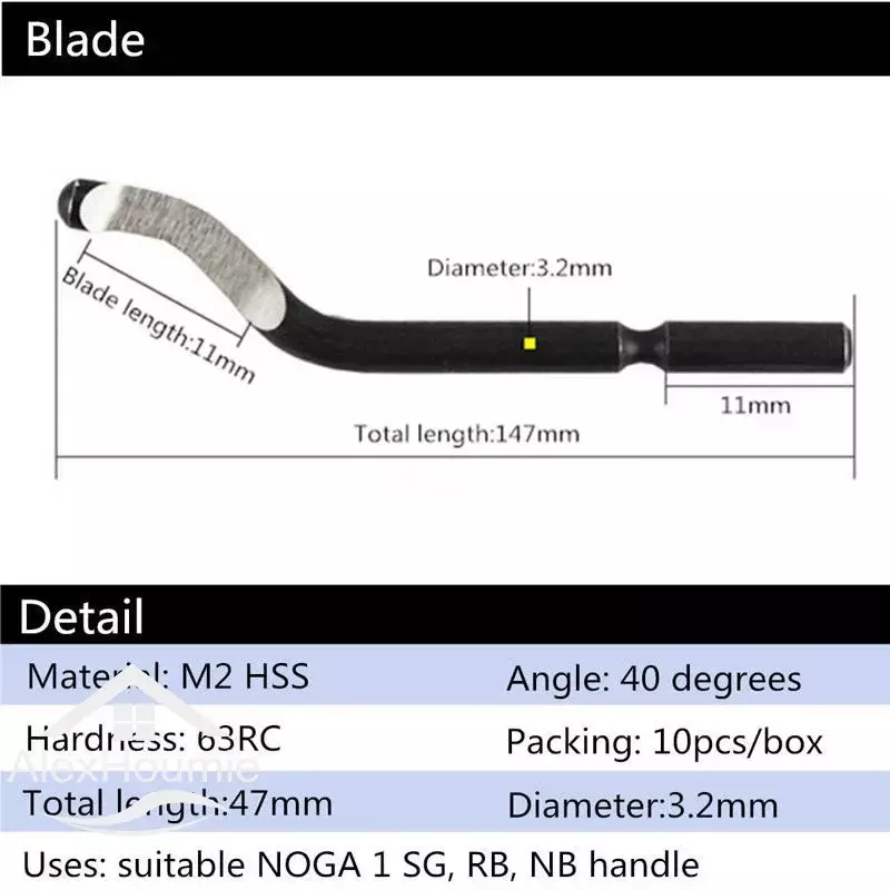 أداة إزالة تشذيب السكين من لدغ أداة إزالة الأزيز NB1100 لقمة توجيه دوارة Deburr BS1010 لشفرات الخشب والبلاستيك
