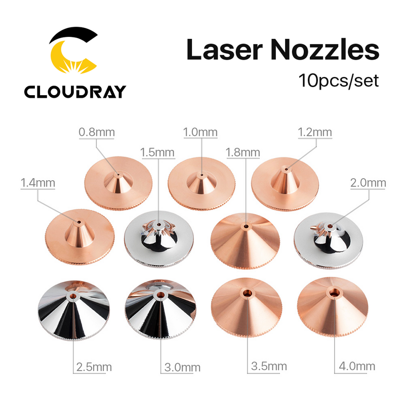 فوهات ليزر لحام CNC Cloudray ، أدوات raydia ، 32 ، H15 ، calber-7.5 ، طبقات مفردة ومزدوجة ، آلة CNC ، 10: