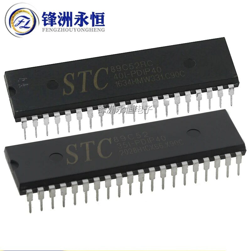 1 قطعة/الوحدة STC89C52RC-40I-PDIP40 STC89C52 DIP-40 رقاقة واحدة الحواسيب الصغيرة في الأوراق المالية