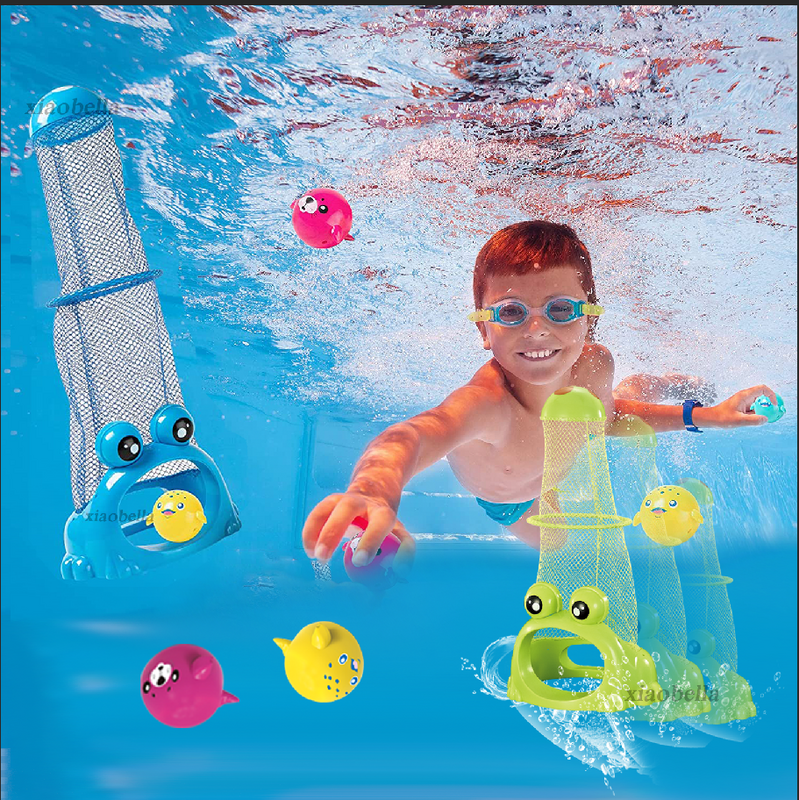 الصيف الغوص التدريب اللعب تغذية الضفدع لعبة أسفل المغذية تحت الماء حمام سباحة الغوص اللعب حمام لعب للبنين والبنات