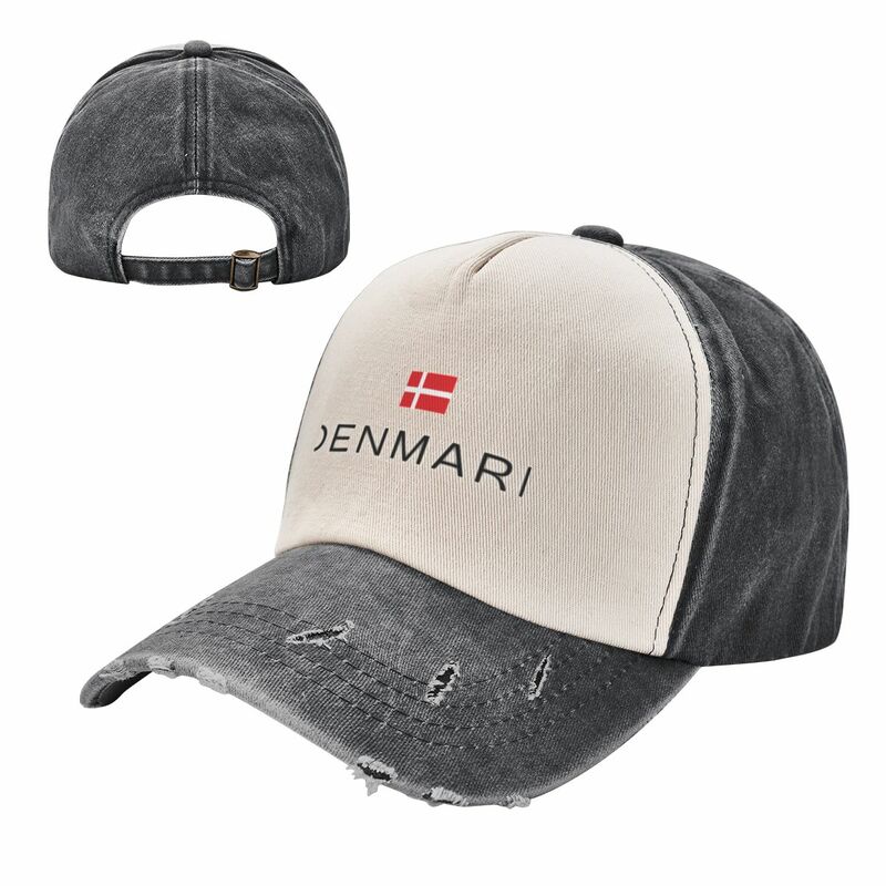 قبعة بيسبول Denmark Flag ، قبعة صلبة ، قبعات شاي أنيمي للرجال والنساء