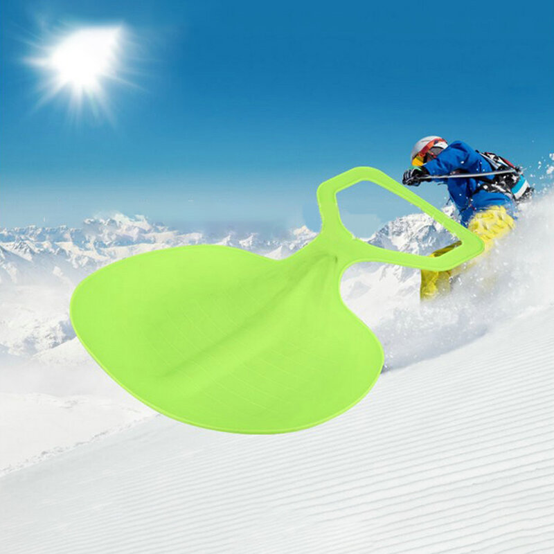 لوح التزلج على الجليد للأطفال أخضر ممتاز لعبة أطفال قوي البناء طويل الأمد للأطفال سميكة زلاجة الثلج زلاجة تزلج المجلس