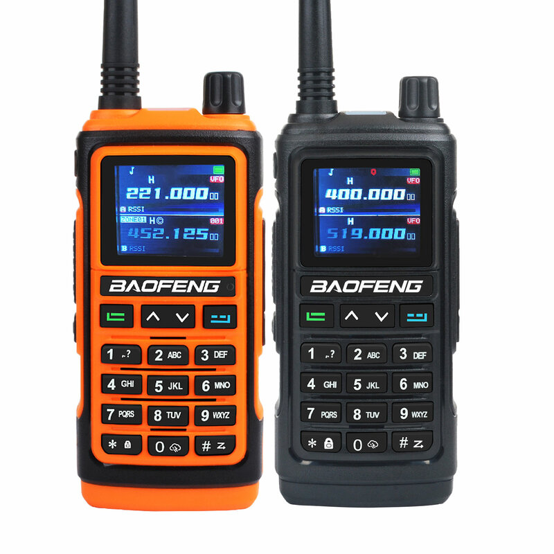 Baofeng-UV-17Pro جي بي إس لاسلكي تخاطب ، 108-130MHz الهواء الفرقة ، VHF ، UHF 200-260MHz ، 350-355MHz ، راديو FM ، 6 العصابات نسخة فريك ، مقاوم للماء