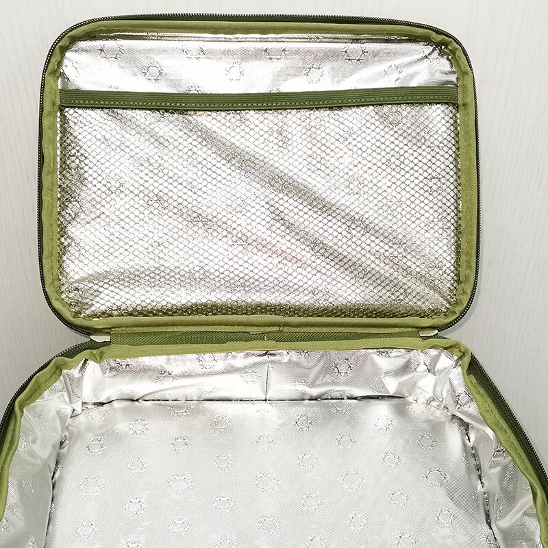 المحمولة الحرارية الغداء حقيبة نزهة الغذاء برودة أكياس معزول حالة دائم مقاوم للماء مكتب الغداء حقيبة الكتف حزام صندوق التبريد