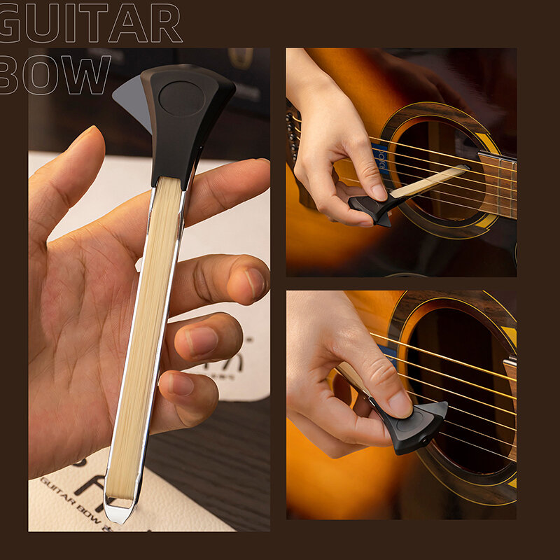 أداة الوترية الفولاذية ، قوس الجيتار ، تجعل الغيتار متعة الكمان والأدوات الإبداعية