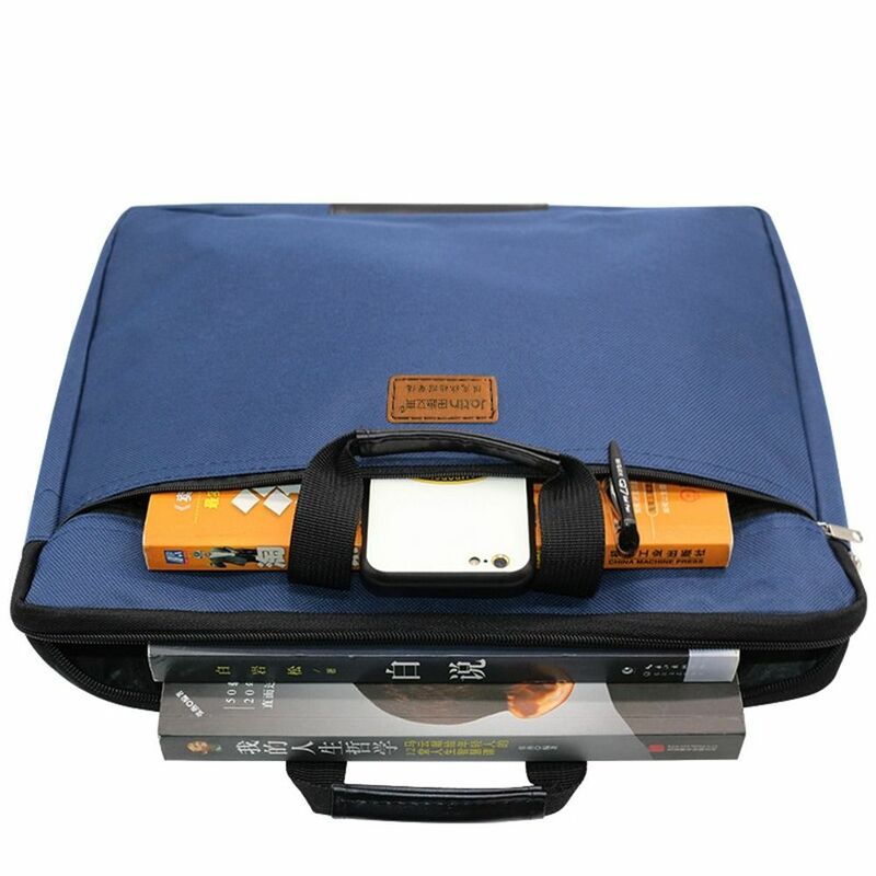 حقيبة ملفات محمولة بقماش أكسفورد ، حقيبة معلومات متعددة الطبقات ، أدوات مكتبية للطلاب ، حقيبة سحاب ، لوازم مكتبية ، A4