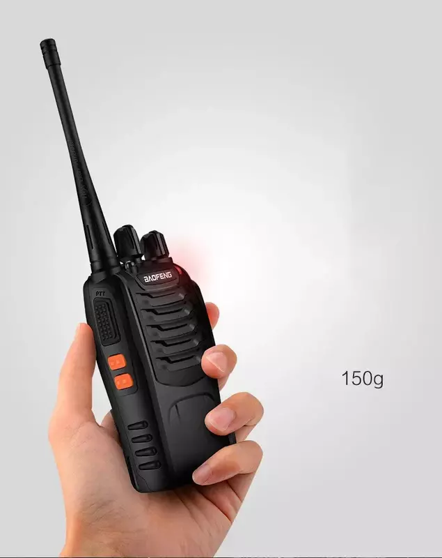 جهاز اتصال لاسلكي طويل المدى ، UHF ، 5 واط ، من من من من من من من من نوع Walkie Talkie ، BF888s ، H777 ، راديو ثنائي الاتجاه لفندق الصيد