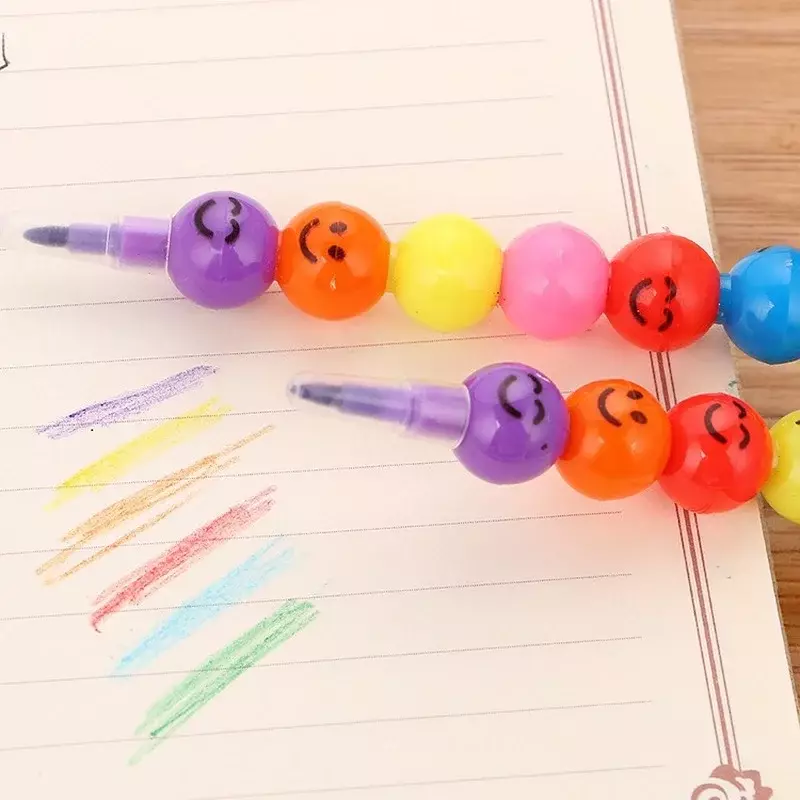 7 ألوان تلوين طالب رسم قلم رصاص ملون متعدد الألوان الفن Kawaii للأطفال هدية مدرسة لوازم مكتبية المياه قلم رصاص ملون s
