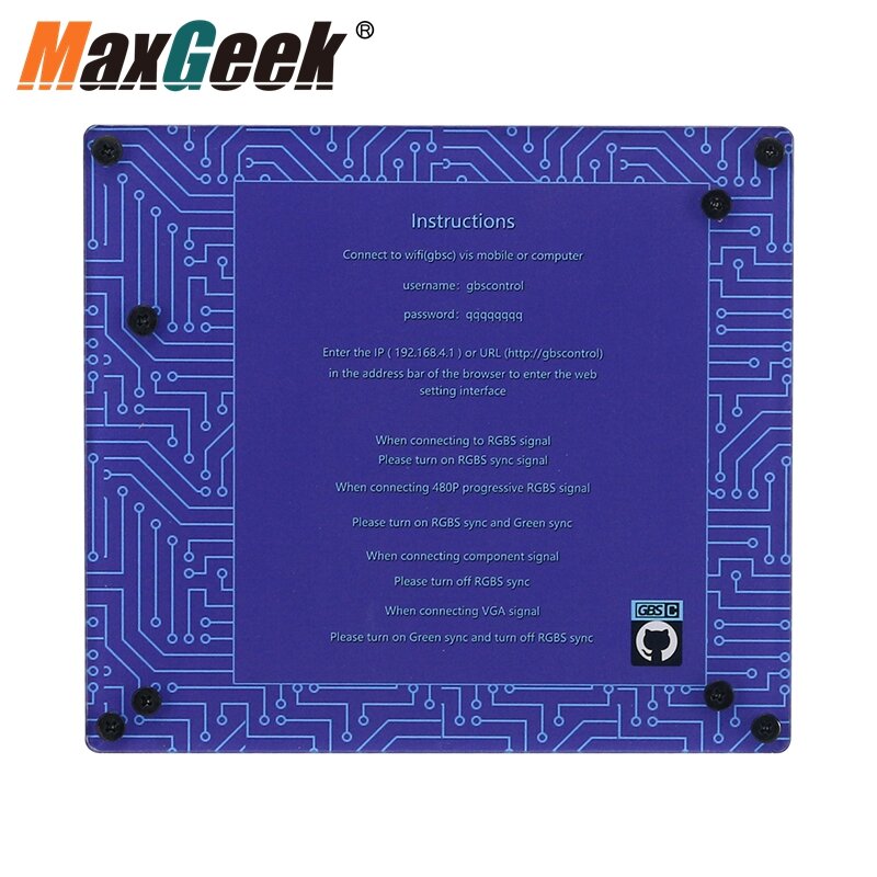 ملحقات التحكم في ألعاب الفيديو Maxgeek GBS-Control GBS لألعاب ريترو