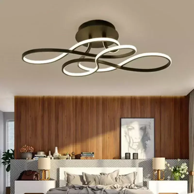 مصابيح سقف حديثة LED ، ثريا لغرفة المعيشة ، غرفة الطعام ، غرفة النوم ، الممر ، مصباح الشرفة ، ديكور المنزل ، الإضاءة الداخلية ، اللمعان