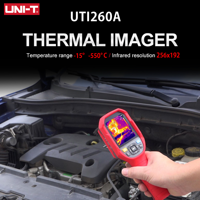 الأشعة تحت الحمراء كاميرا التصوير الحراري القرار 256x192 (بما في ذلك البطارية) 25Hz باليد كاميرا التصوير الحراري UNI-T UTi260A