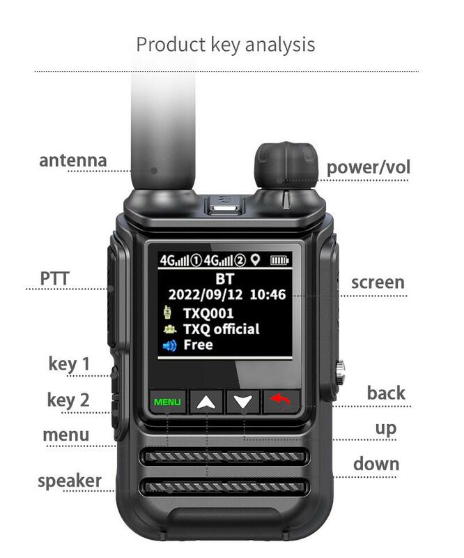 968 global-ptt لاسلكي تخاطب IP67 مقاوم للماء طويلة المدى أجهزة الراديو comunicador المحمولة المهنية 100 كجم راديو الشرطة 4G