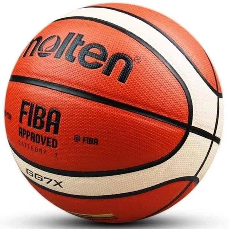 كرة السلة المنصهر القياسية للرجال والنساء ، حجم 7 ، شهادة رسمية ، كرة المنافسة ، كرة التدريب ، فريق كرة السلة