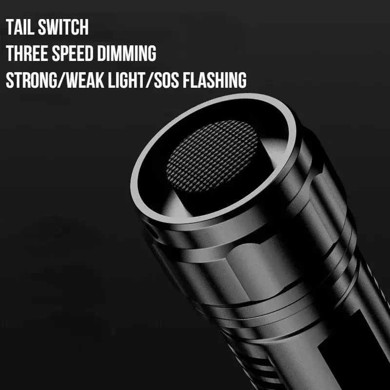 مصباح يدوي LED صغير محمول للوجه من FLSTAR ، شحن USB ، شعلة عالية الطاقة ، خارجي ، تخييم ، مقاوم للماء ، فانوس طوارئ ، 3 أوضاع