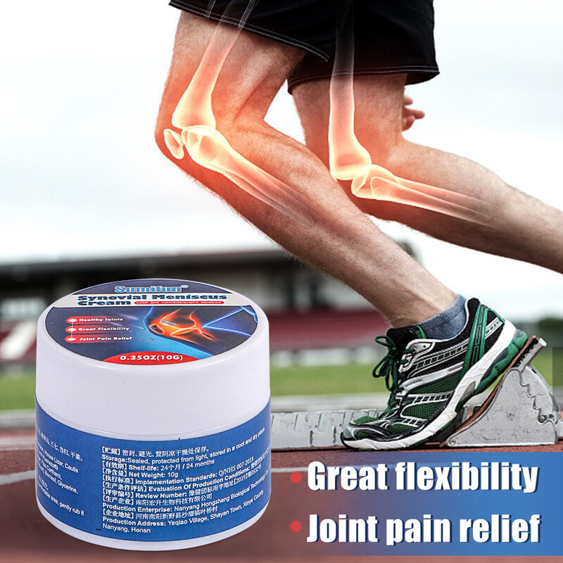 10pcs Knee Support Joint Pain Relief Cream Rheumatoid Arthritis Muscle Pains Health Care Ointment for Pain in Joints Treatment