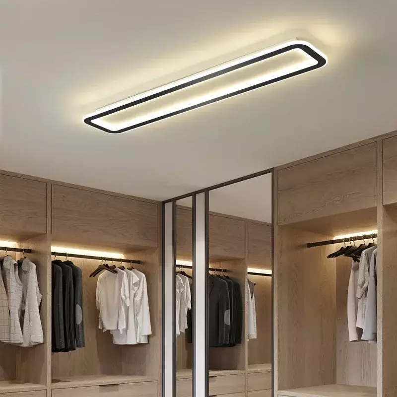 مصابيح سقف حديثة LED لغرفة المعيشة وغرفة النوم وغرفة المعاطف والشرفة والممر ومصابيح الممرات والثريا الشريطية والإضاءة الداخلية