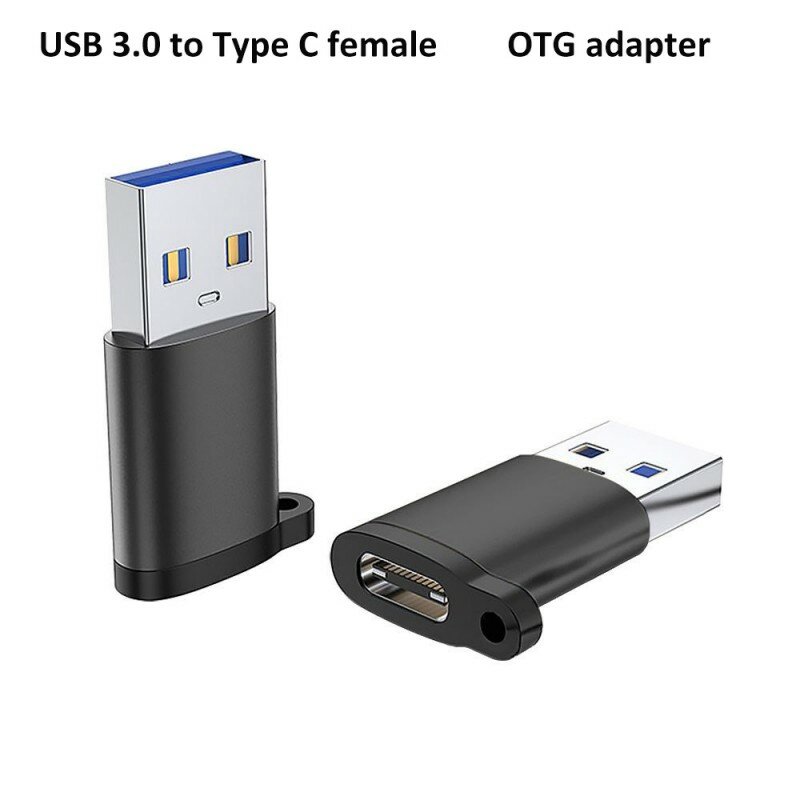 OTG محول نوع C إلى USB3.0 موصل مع مؤشر للهاتف المحمول كابل بيانات الذكور إلى الإناث محول USB C محولات