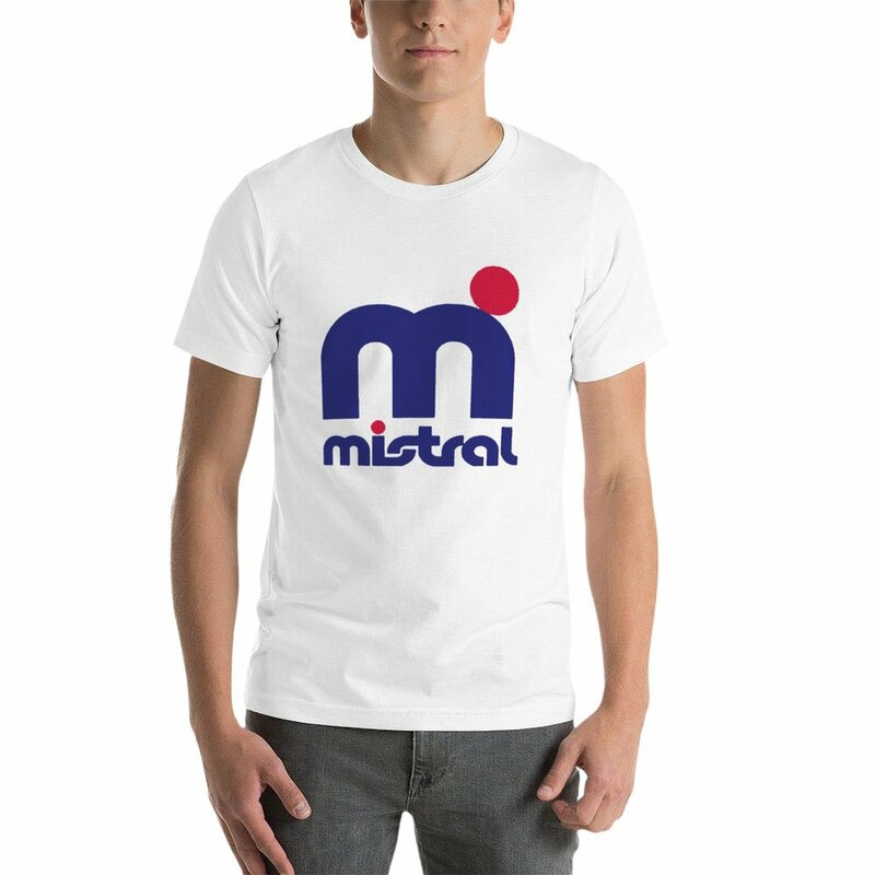 Mistral شعار تي شيرت أسود t قميص تي شيرت لصبي مضحك تي شيرت سامية تي شيرت أسود تي شيرت للرجال