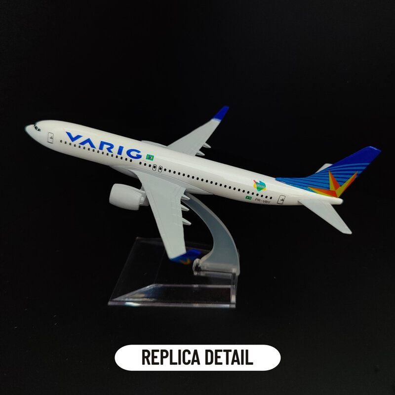 1:400 مقياس البرازيل فاريج الخطوط الجوية بوينغ 737 نموذج طائرة سبيكة الطيران تحصيل ديكاست مصغرة زخرفة تذكارية اللعب