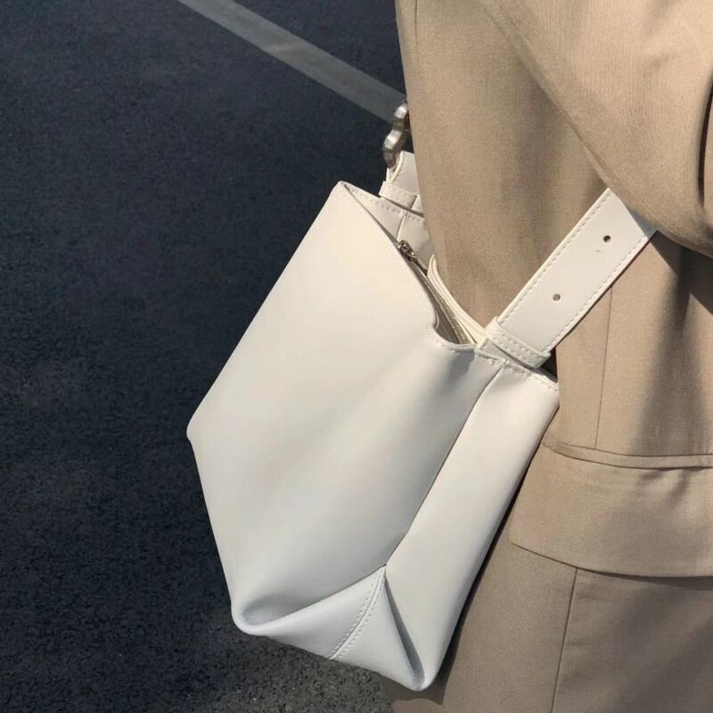 حقيبة يد محمولة من البولي يوريثين مع حزام كتف ، حقيبة مربعة صغيرة ، سعة عالية ، جديدة