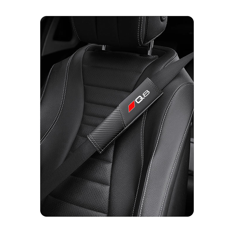 غطاء حزام مقعد السيارة وسادة الكتف ، الملحقات الداخلية لأودي Q8 ، 1 2.8