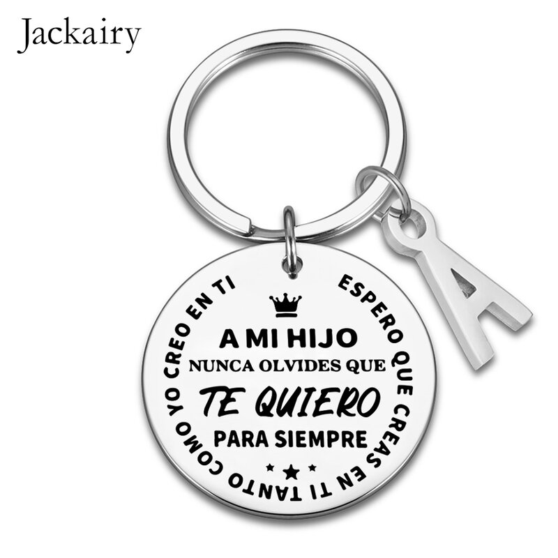سلسلة مفاتيح إسباني سلسلة مفاتيح MI HIJO HIJA TE QUIERO PARA siemens pre مناسبة للعائلة مجوهرات مناسبة لأعياد الميلاد أو الكريسماس مناسبة لابنتها