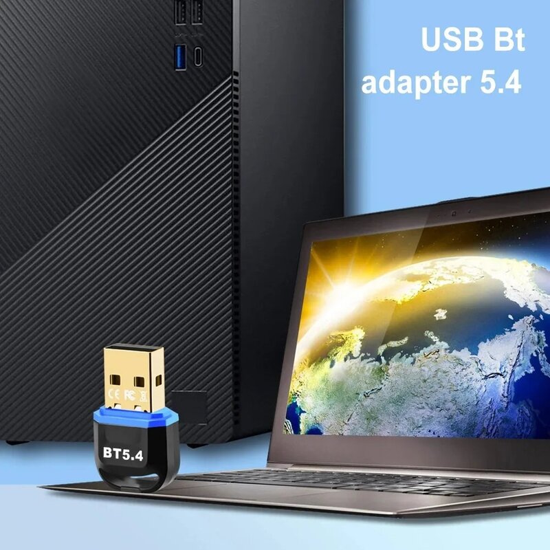 جهاز استقبال لاسلكي USB بمحول بلوتوث ، صوت ، بلوتوث ، Dongle للكمبيوتر الشخصي ، كمبيوتر محمول