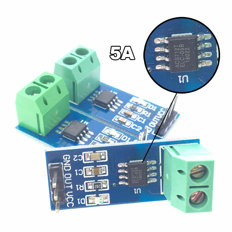 5A 20A 30A Hall Current Sensor Module ACS712 Model For Arduino AC DC Current Detection Board