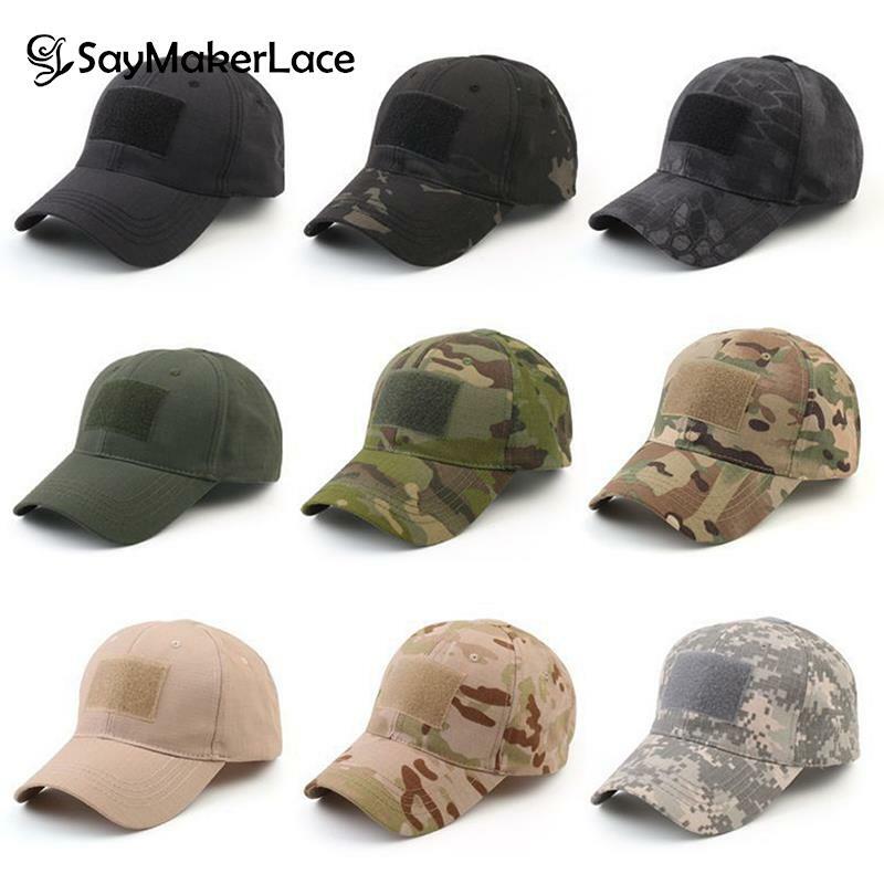 الرجال والنساء قبعات البيسبول العسكرية ، التمويه ، التكتيكية ، الجيش ، الجندي ، القتال ، الألوان ، قابل للتعديل الصيف Snapback ، قبعات الشمس ، 1 قطعة